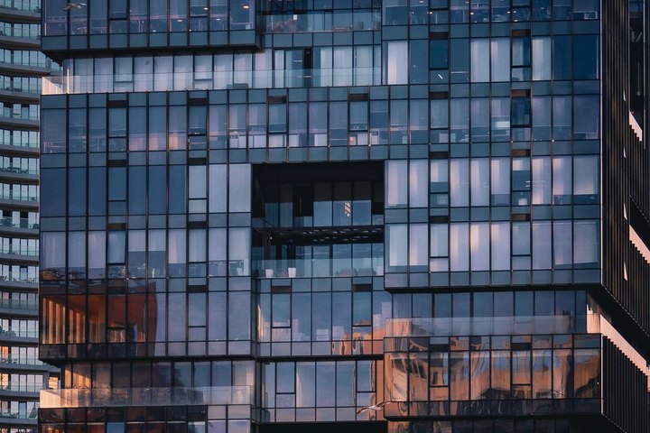 Modern commercial building