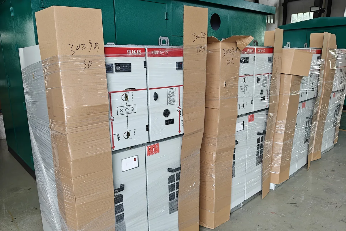 Electrical equipment protected for export delivery