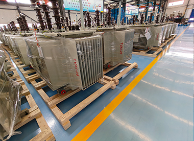 Batch of oil-immersed transformers completed in the workshop
